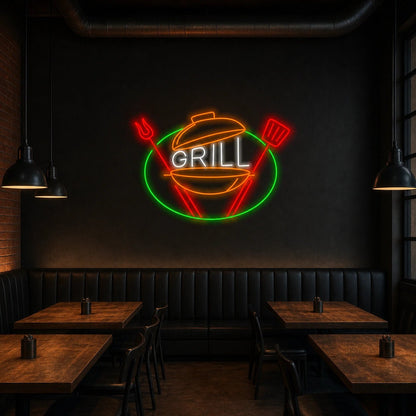 Grill Kettle Tools LED Neon Sign Garage Neon Sign - Shineneon