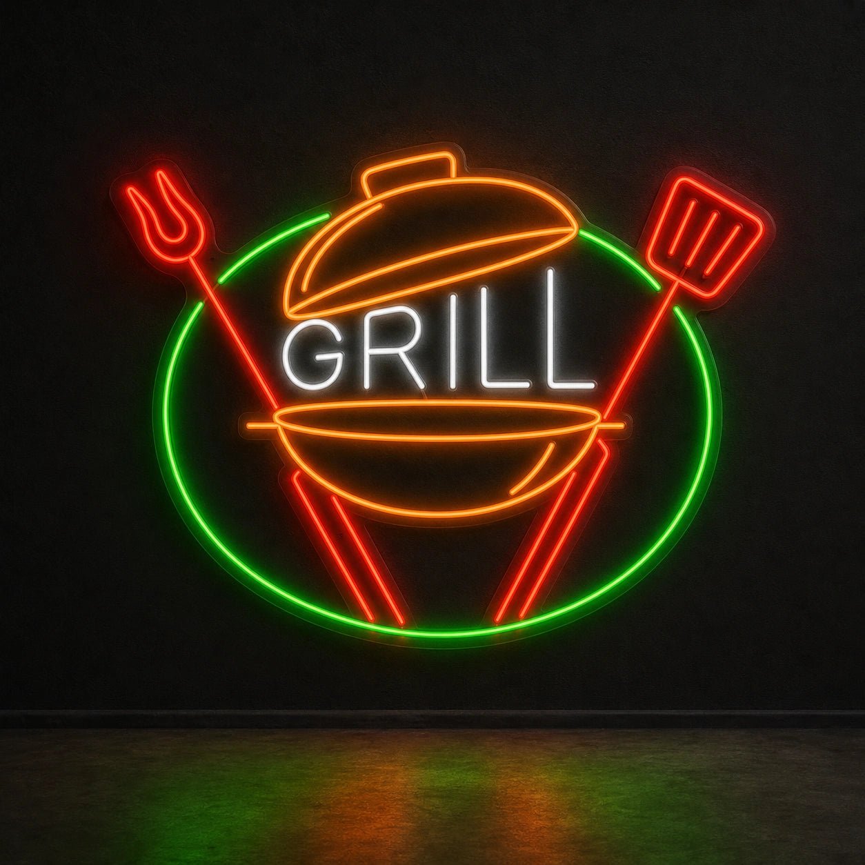 Grill Kettle Tools LED Neon Sign Man Cave Neon Sign - Shineneon