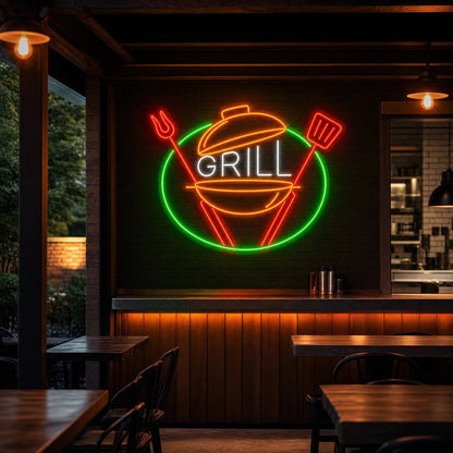 Grill Kettle Tools LED Neon Sign Man Cave Neon Sign - Shineneon