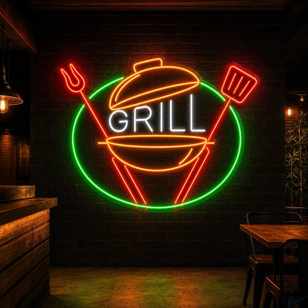 Grill Kettle Tools LED Neon Sign Man Cave Neon Sign - Shineneon