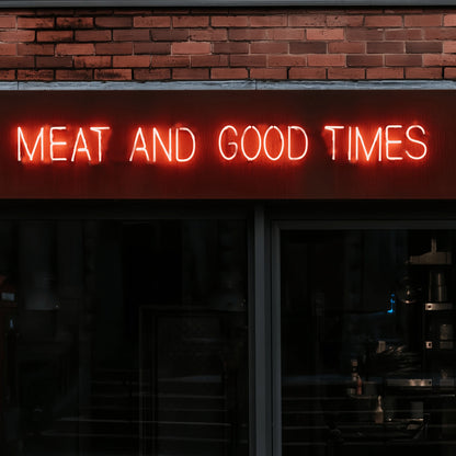 Grill Masters Delight Meat And Good Times Neon Art | Shineneon