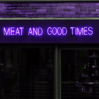 Grill Masters Delight Meat And Good Times Neon Art | Shineneon