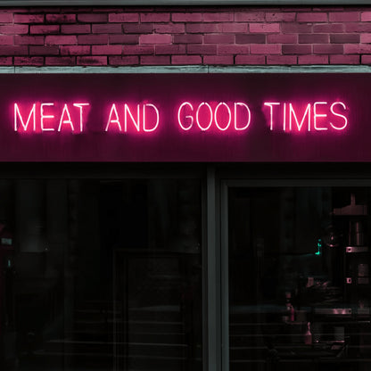 Grill Masters Delight Meat And Good Times Neon Art | Shineneon