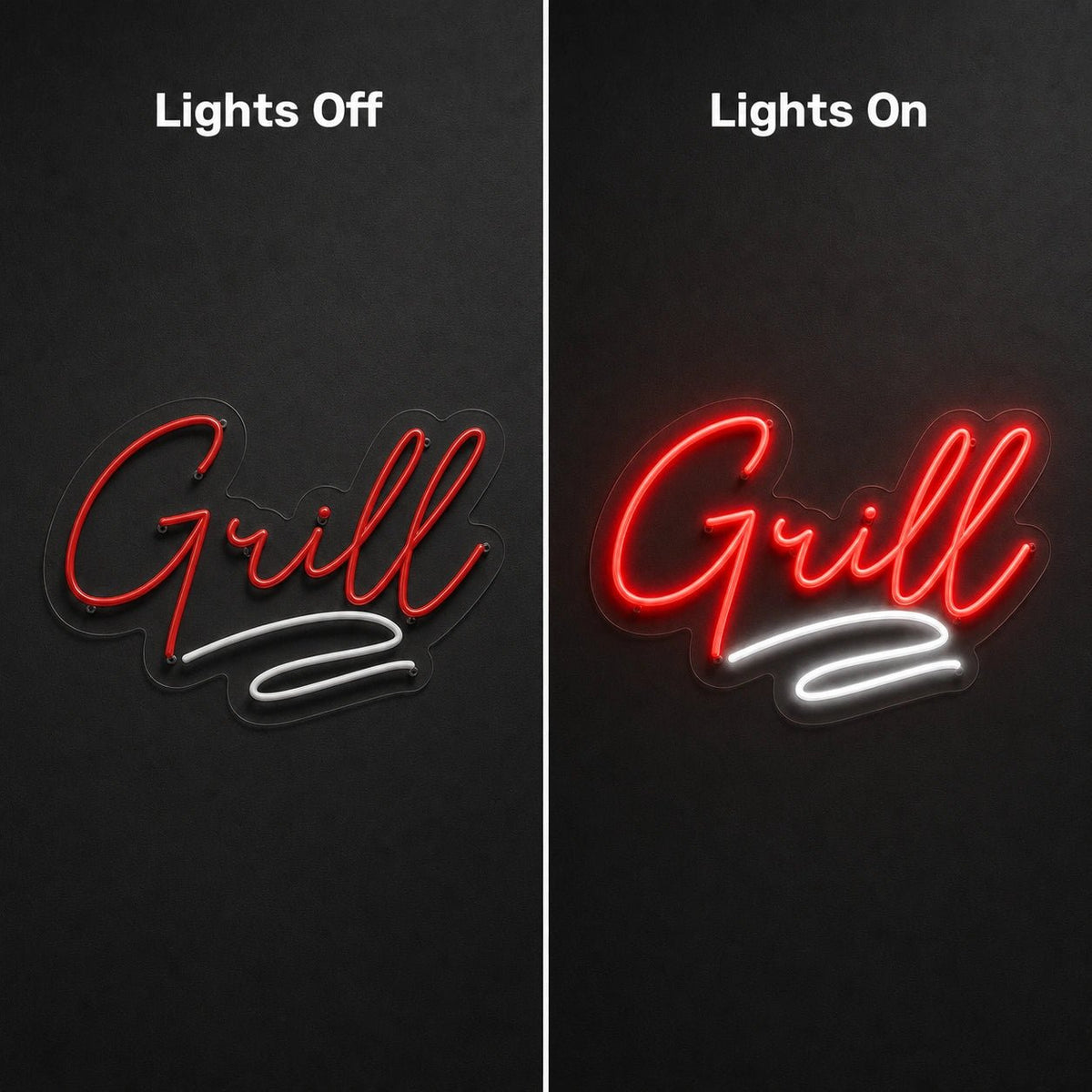 Grill Script LED Neon Sign - Shineneon
