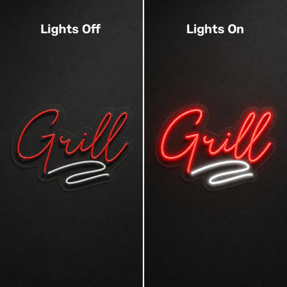 Grill Script LED Neon Sign - Shineneon
