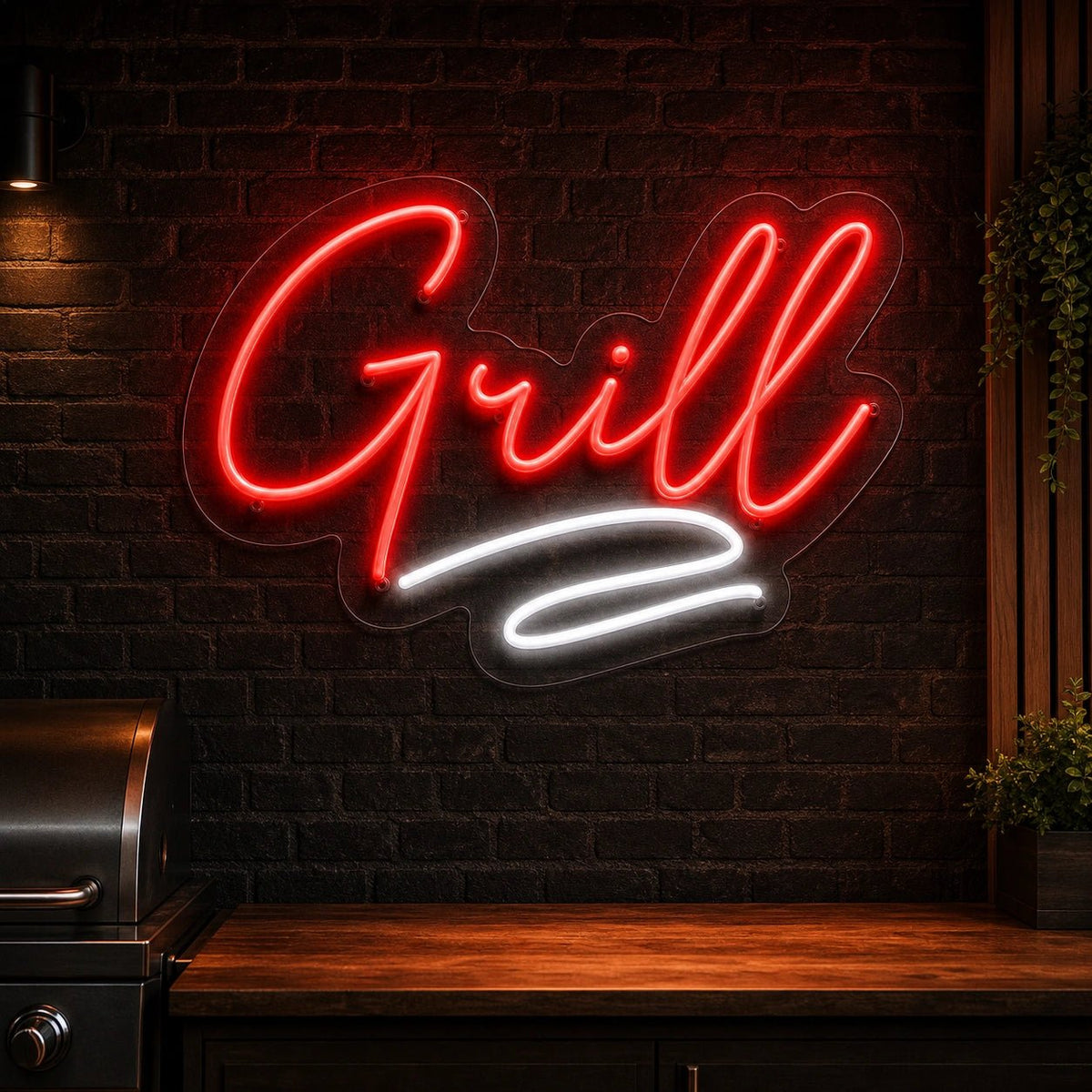 Grill Script LED Neon Sign - Shineneon