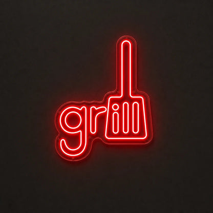 Grill Spatula LED Neon Sign - Shineneon