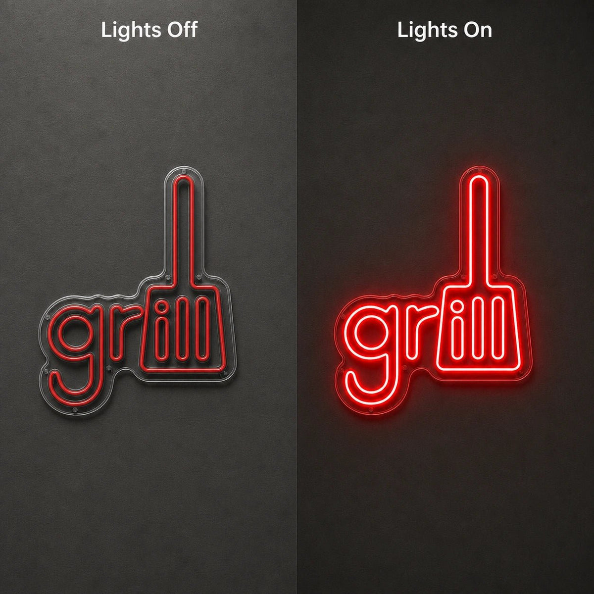 Grill Spatula LED Neon Sign - Shineneon