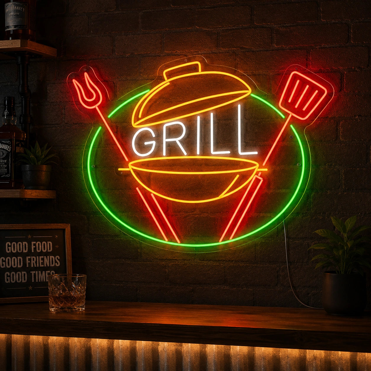 Grill Spatulas Neon Sign LED Neon Sign high-converting product image