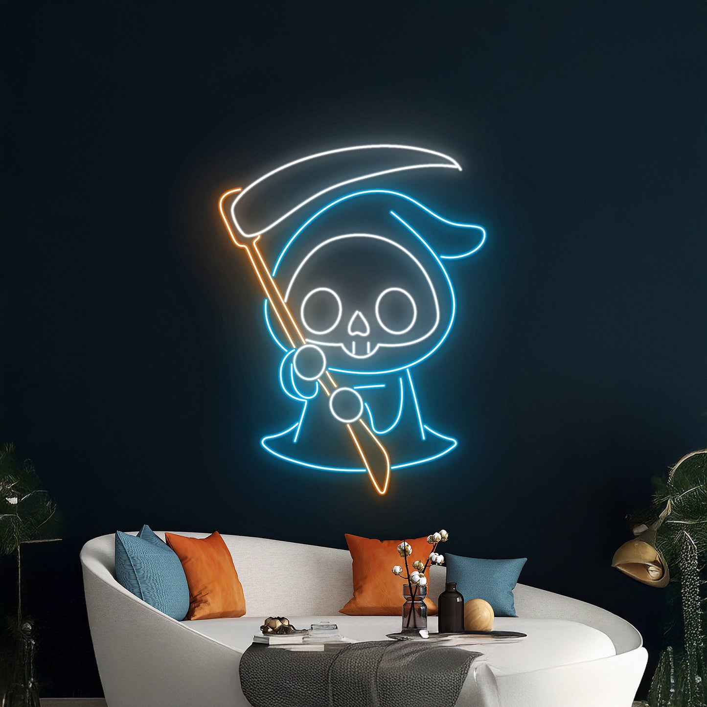 Grim Reaper Neon Sign, Grim Reaper Led Sign