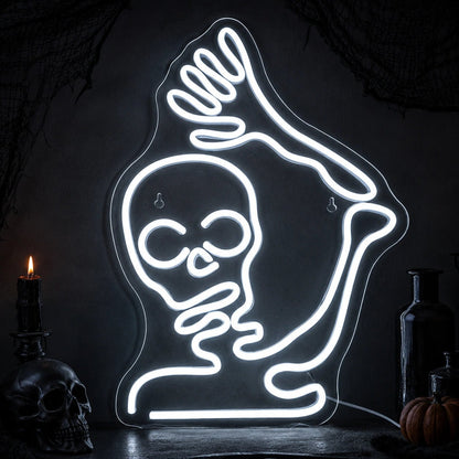 Grim Reaper Scythe LED Neon Sign - Shineneon