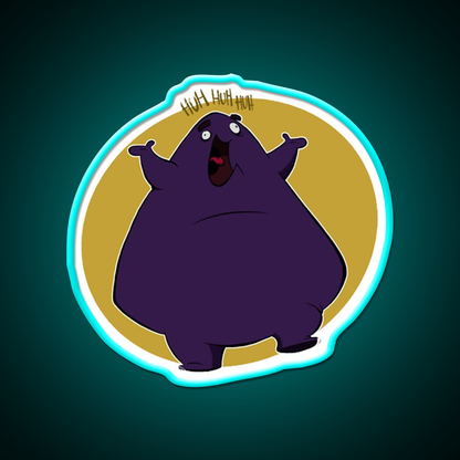 Grimace Fast Food Led Neon Sign For Burger Place Open Food Sign Rgb Color