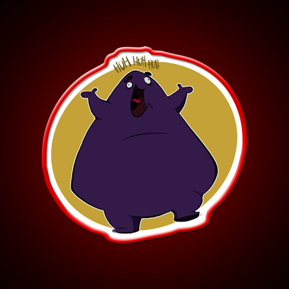 Grimace Fast Food Led Neon Sign For Burger Place Open Food Sign Rgb Color