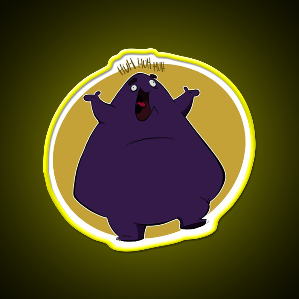 Grimace Fast Food Led Neon Sign For Burger Place Open Food Sign Rgb Color