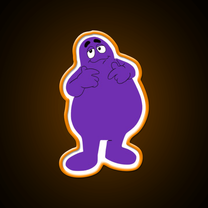 Grimace Fast Food Led Neon Sign For Burger Place Rgb Color - Shineneon