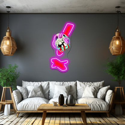 Grimes Artwork Large Neon Signs