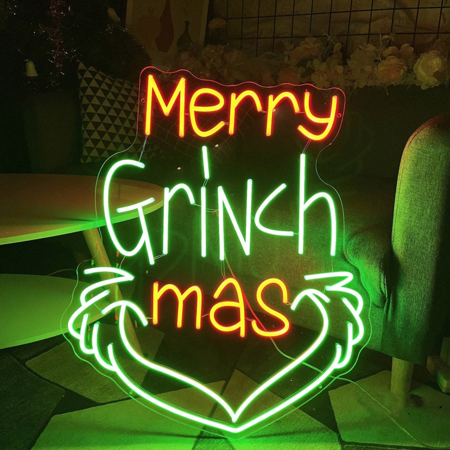 Grinchmas Christmas Neon Sign Party Decoration | Shineneon