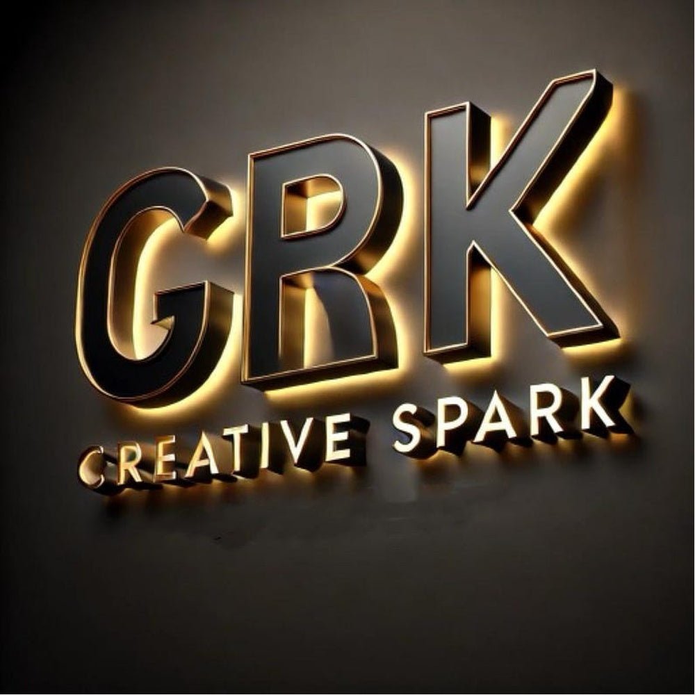 Grk Creative Spark 3D Backlit Channel Letters Led Light Sign - Shineneon