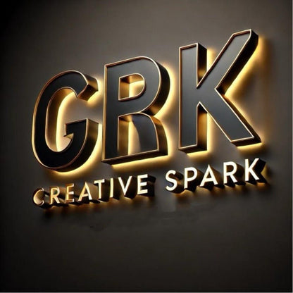Grk Creative Spark 3D Backlit Channel Letters Led Light Sign - Shineneon
