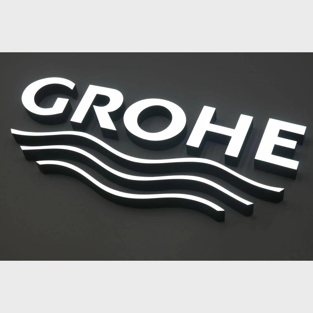 Grohe 3D Frontlit Channel Letters Led Light Sign - Shineneon