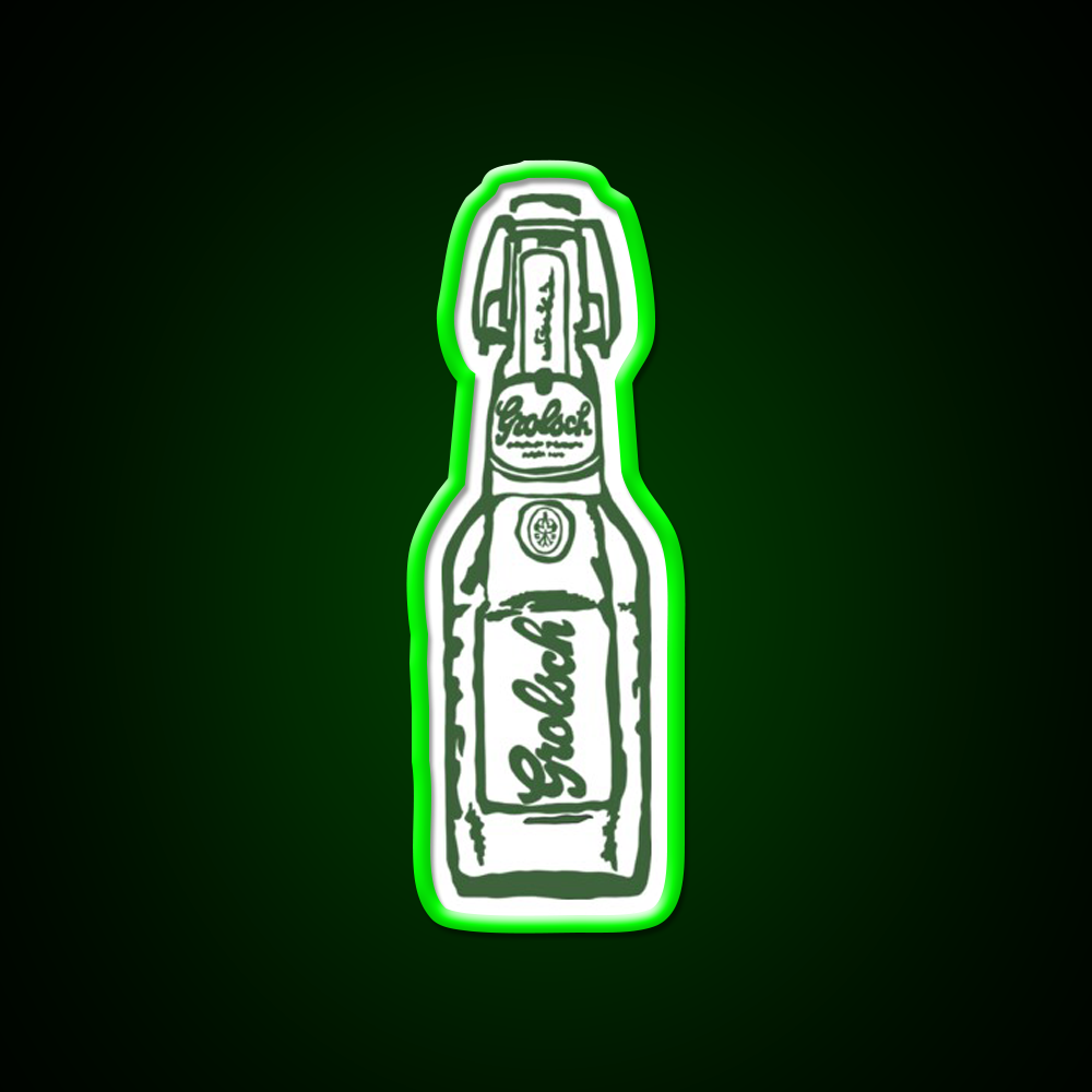 Grolsch Single Pop Beer Bar Decor Led Neon Sign Rgb Color - LED neon sign view 8