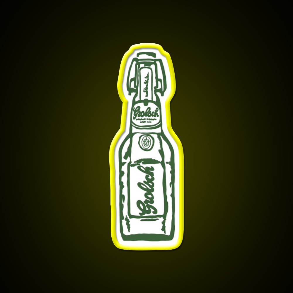 Grolsch Single Pop Beer Bar Decor Led Neon Sign Rgb Color - LED neon sign view 7