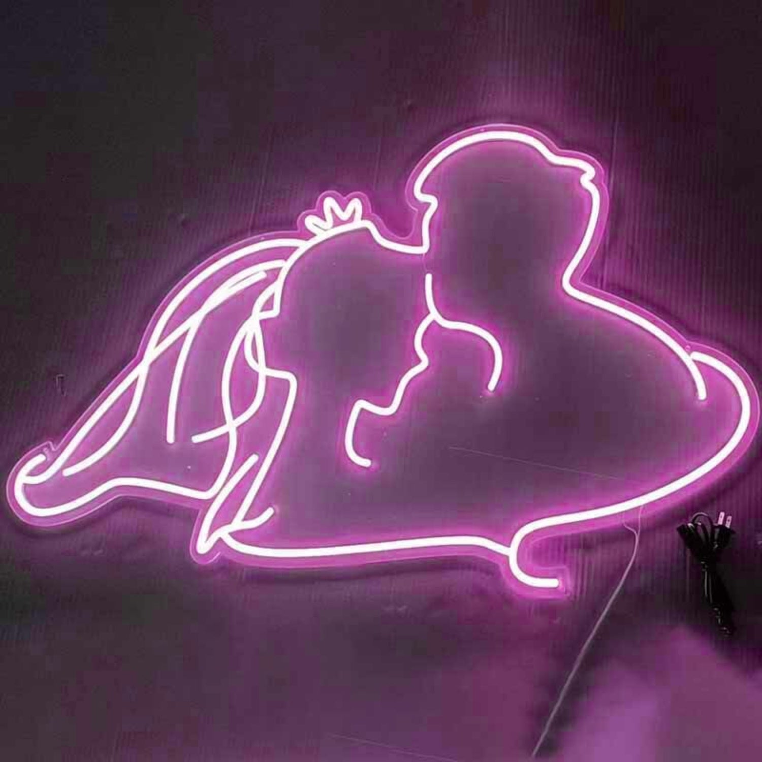 Groom Kissing Brides Forehead Style 2 Neon Light | Shineneon