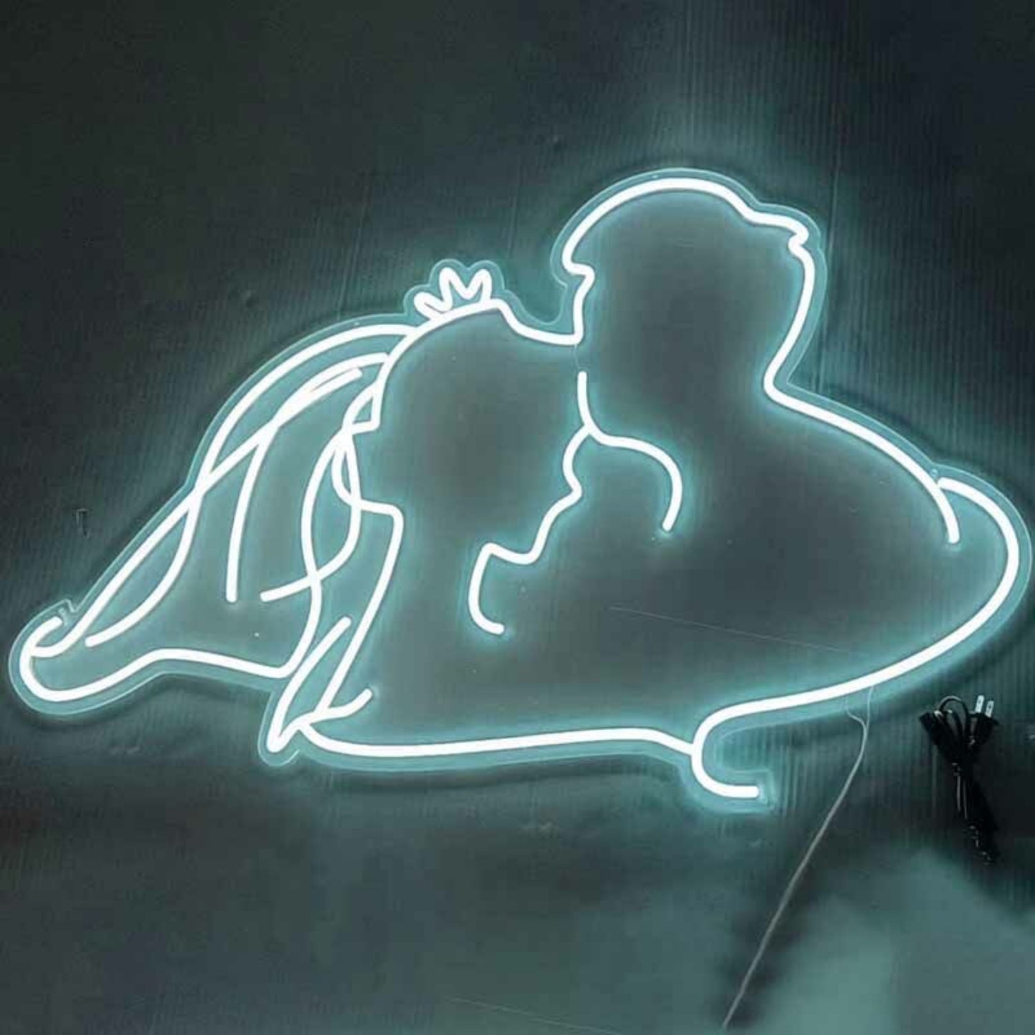 Groom Kissing Brides Forehead Style 2 Neon Light | Shineneon