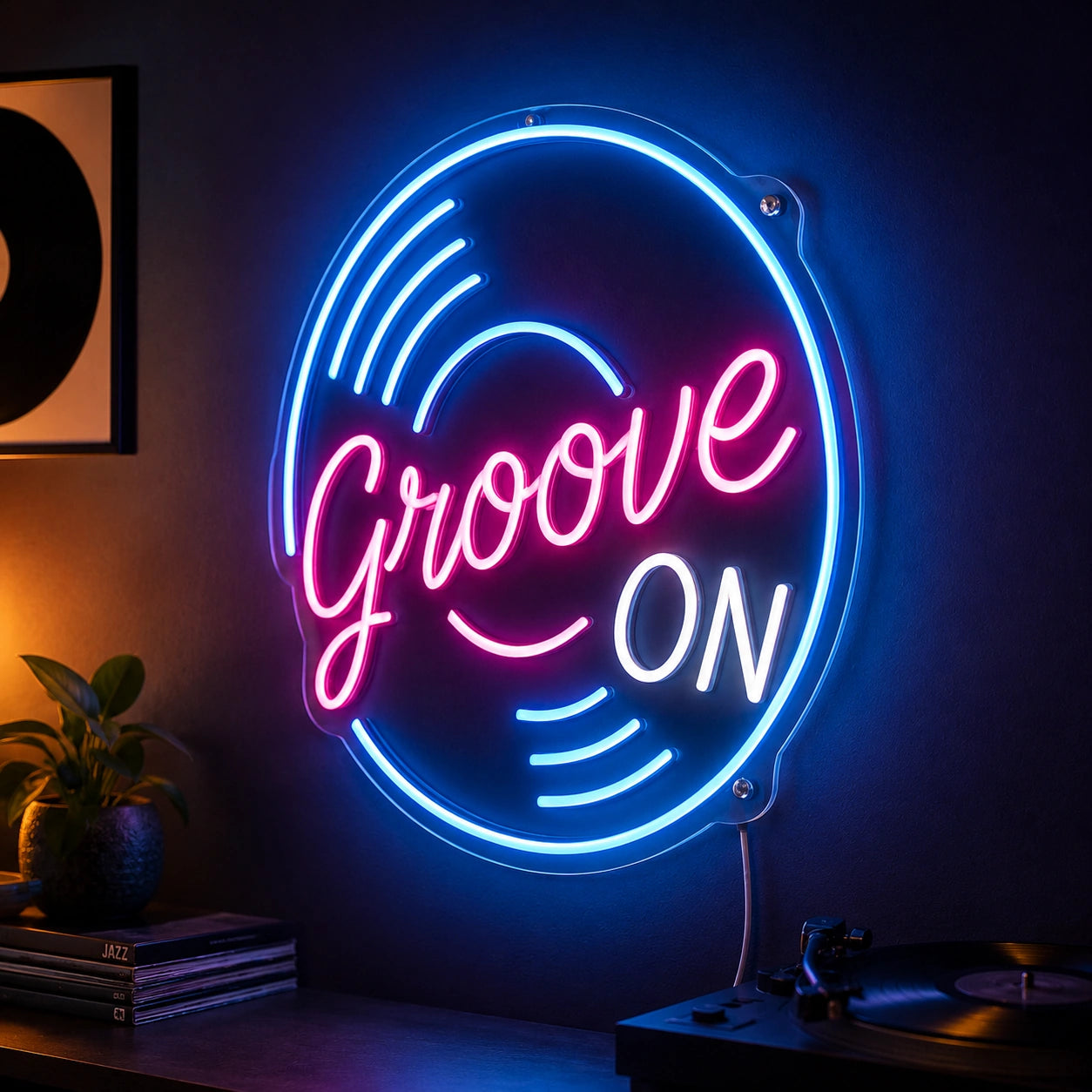 Groove On Neon Sign LED Neon Sign high-converting product image
