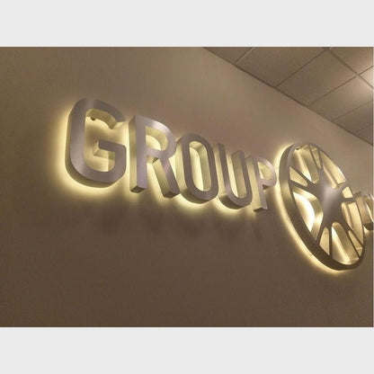 Group With Logo 3D Backlit Channel Letters Led Light Sign - Shineneon