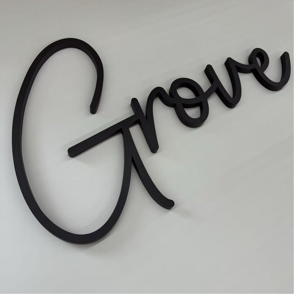 Grove 3D Backlit Channel Letters Led Light Sign - Shineneon