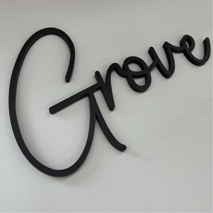 Grove 3D Backlit Channel Letters Led Light Sign - Shineneon