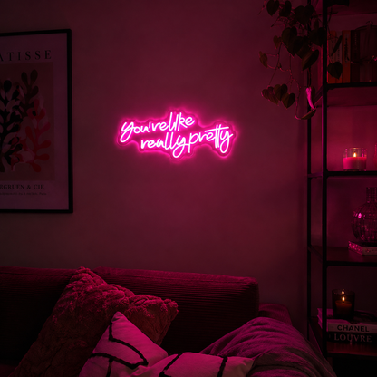 Grow Life Really Pretty Room Decor LED Neon Sign - 03 Real Lifestyle Scene
