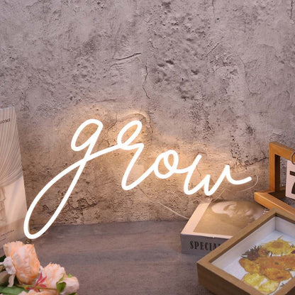 Grow Yellow Led Neon Sign - Shineneon