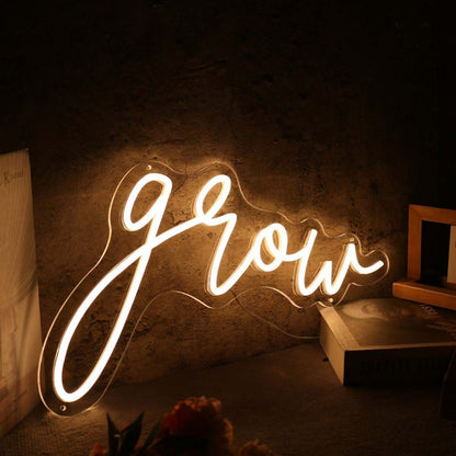 Grow Yellow Led Neon Sign - Shineneon