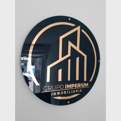 Grupo Imperium Acrylic Business Logo Sign - Shineneon