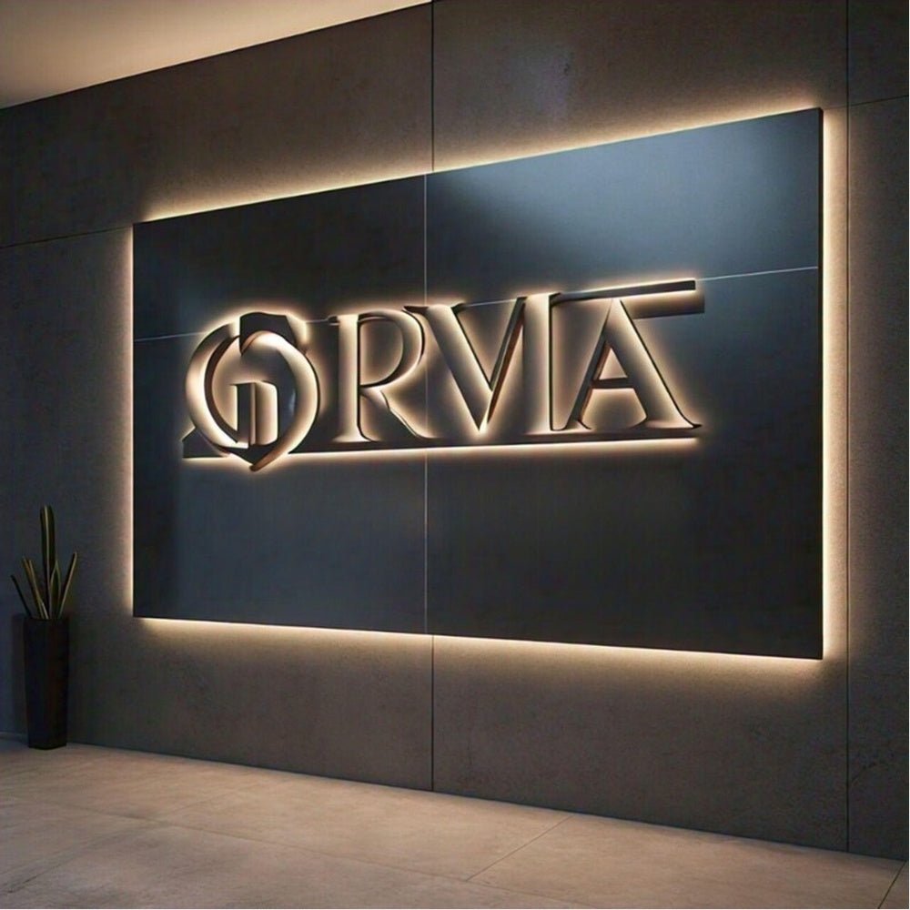 Grva 3D Backlit Channel Letters Led Light Sign - Shineneon