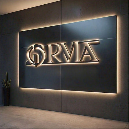 Grva 3D Backlit Channel Letters Led Light Sign - Shineneon