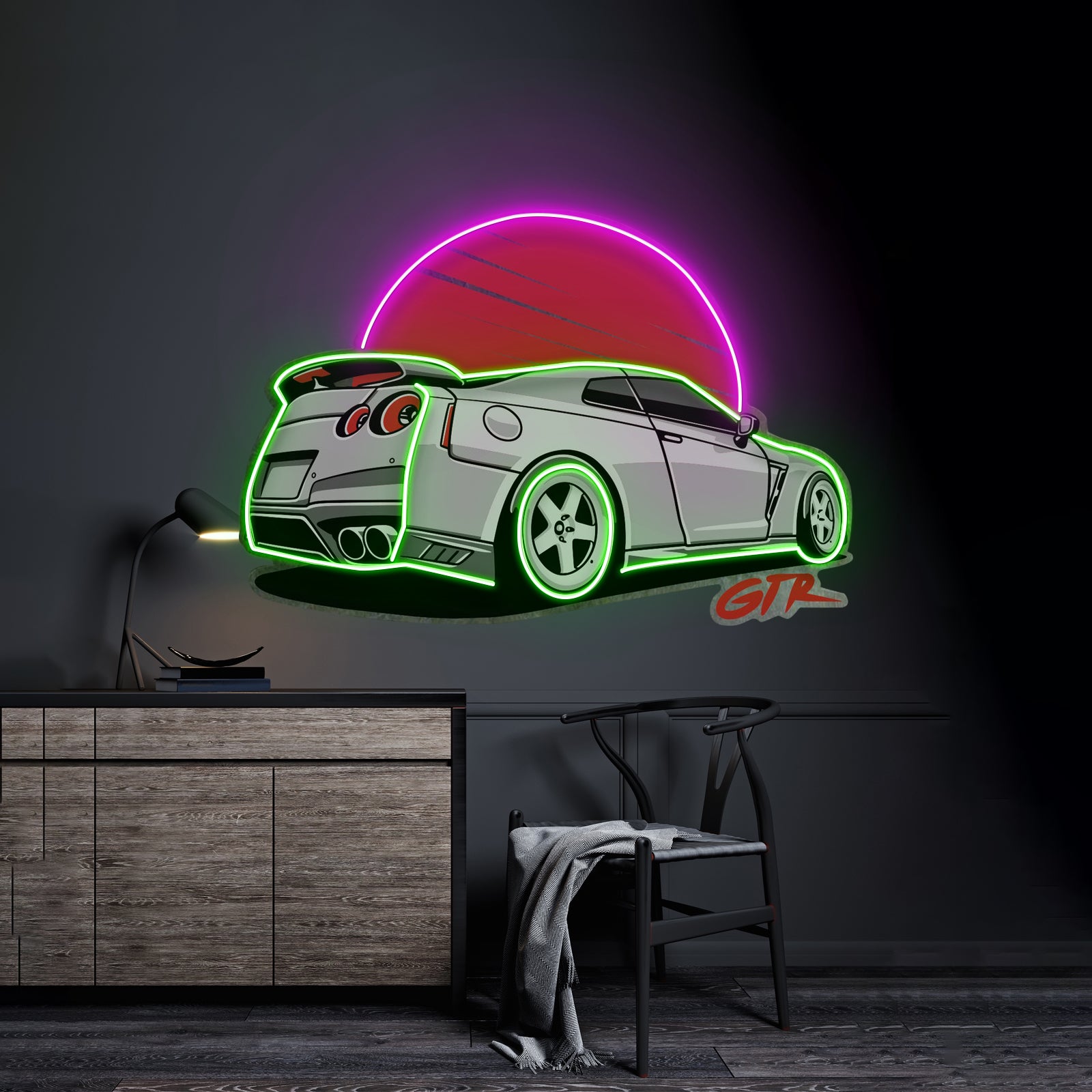 Gtr Super Car Led Neon Sign Light Custom Led Signs - LED neon sign view 9