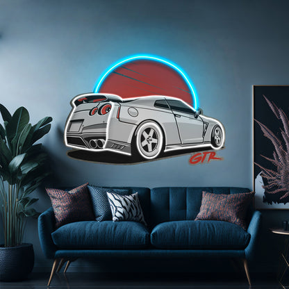 Gtr Super Car Led Neon Sign Light Custom Led Signs - LED neon sign view 8