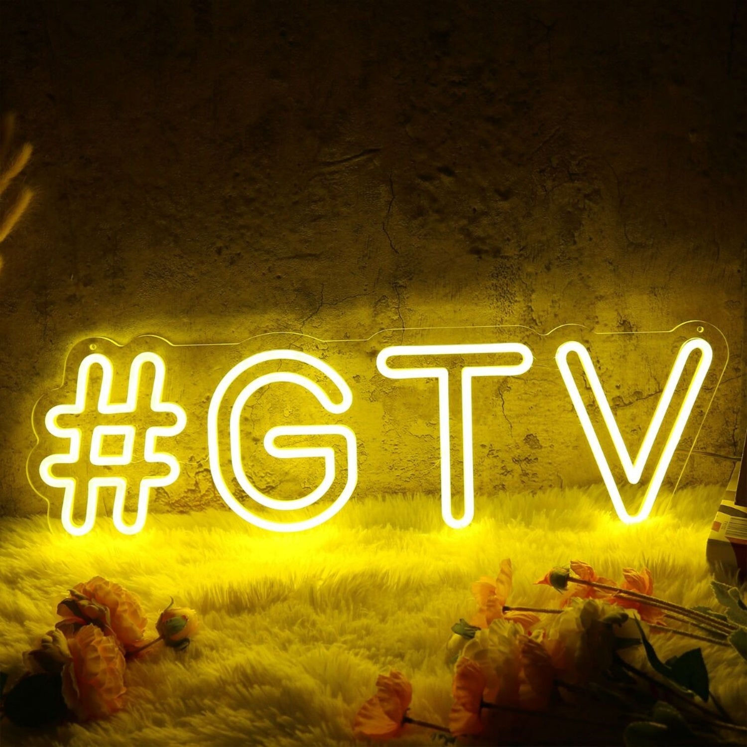 Gtv Yellow Led Neon Sign | Shineneon