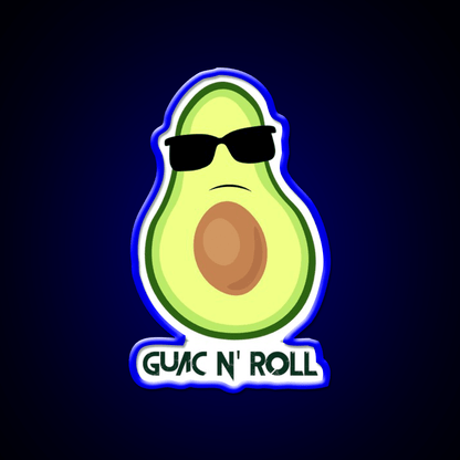 Guac N Roll Fast Food Led Neon Sign For Burger Place Rgb Color - Shineneon