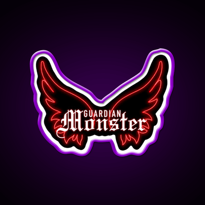Guardian Monster Welcome Led Neon Sign Open Sign Rgb Color - Shineneon