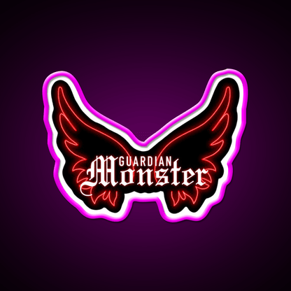 Guardian Monster Welcome Led Neon Sign Open Sign Rgb Color - Shineneon