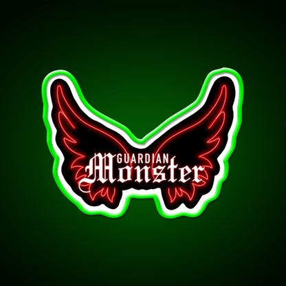 Guardian Monster Welcome Led Neon Sign Open Sign Rgb Color - Shineneon
