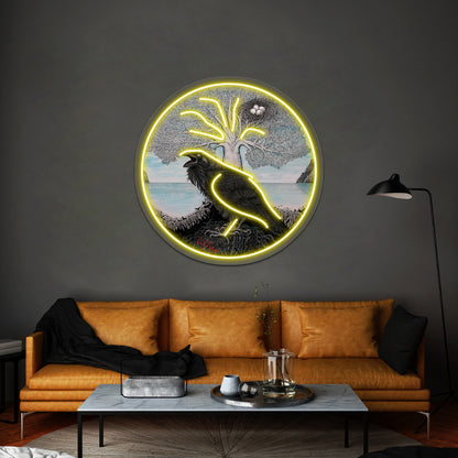 Guarding The Nest Wall Artwork Neon Signs