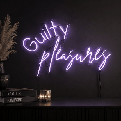 Guilty Pleasures LED Neon Sign - Shineneon