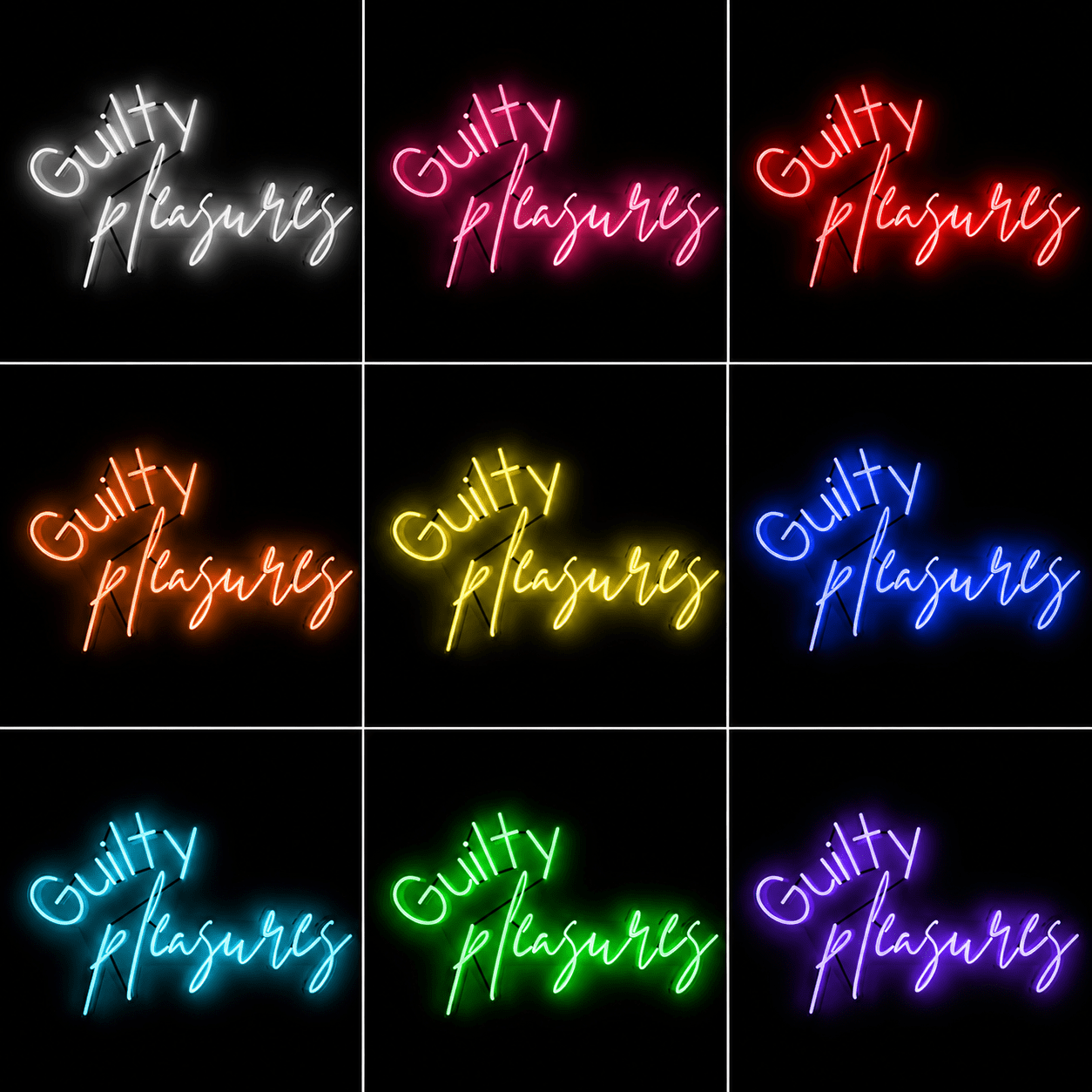 Guilty Pleasures LED Neon Sign - Shineneon