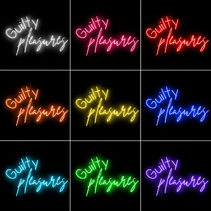Guilty Pleasures LED Neon Sign - Shineneon