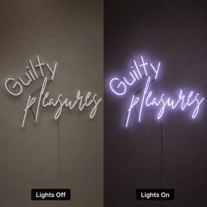 Guilty Pleasures LED Neon Sign - Shineneon